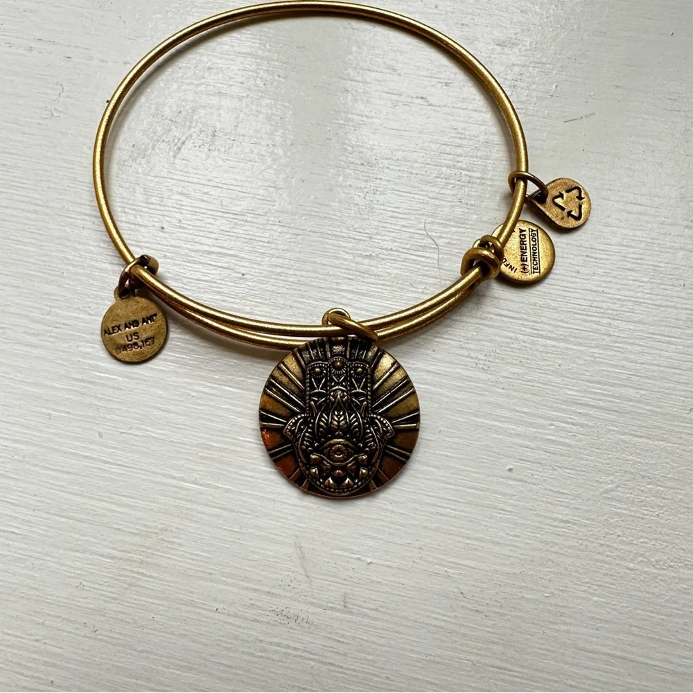 Alex and Ani ‘hand of Fatima’ worn 1 time